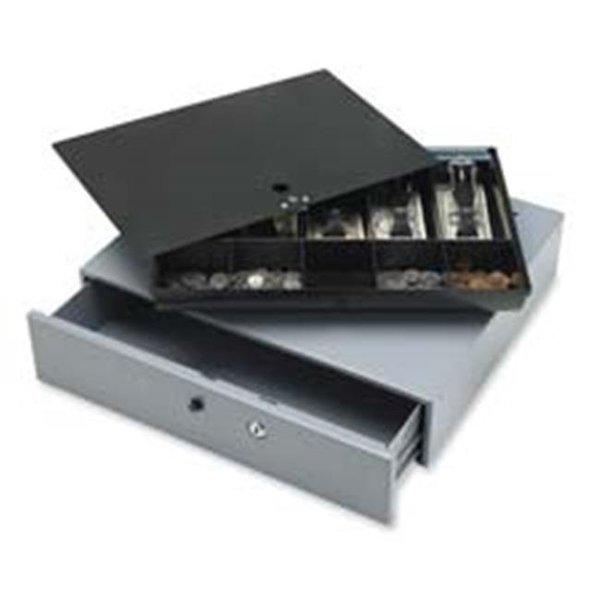 Sparco Products Sparco Products SPR15504 Cash Drawer- w- Removable Tray- 17-.75in.x15-.75in.x3-3*4in.- Gray SPR15504